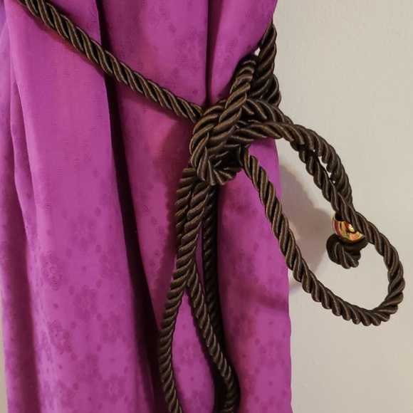 Milly purple dress with rope belt sz 6 NWOT - Picture 3 of 7